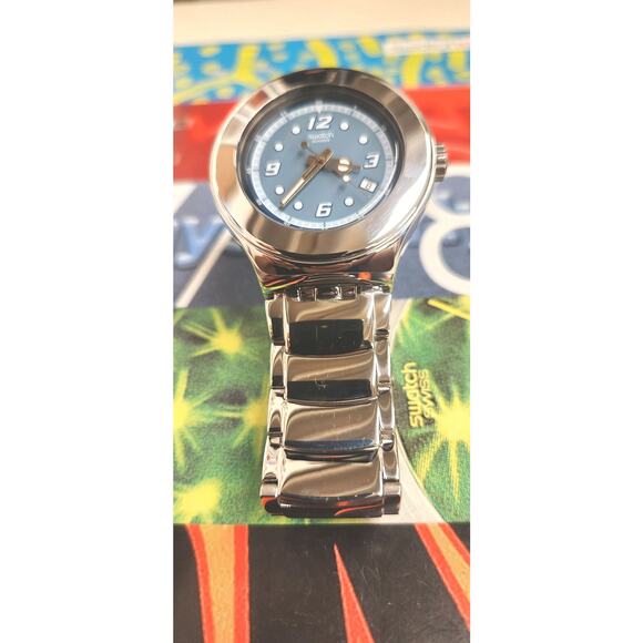 Swatch watch STARSHOOTER RESTYLED YNS405GC 2002 Irony Nabab New in case - Picture 4 of 13